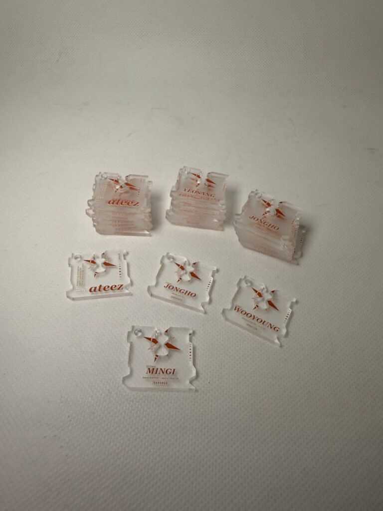 Mini Frosted cut out with UV print