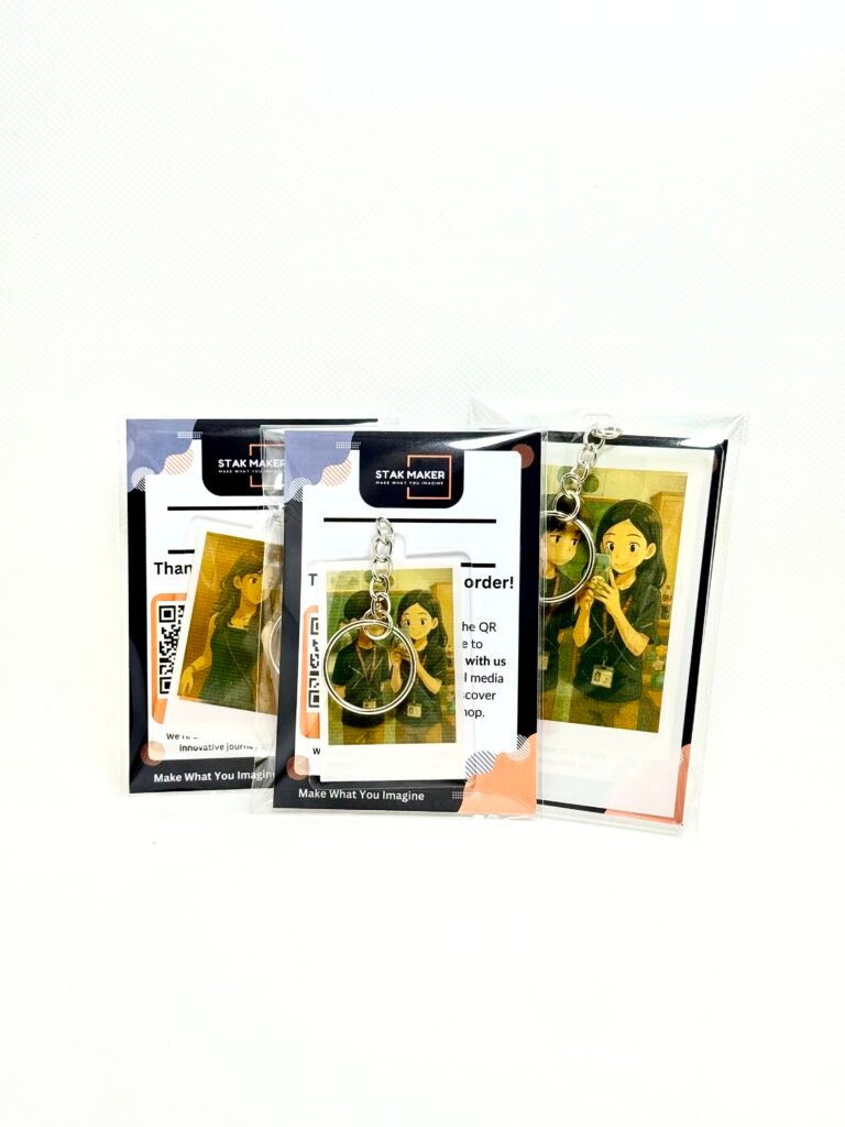 Acrylic UV Printed Keychain