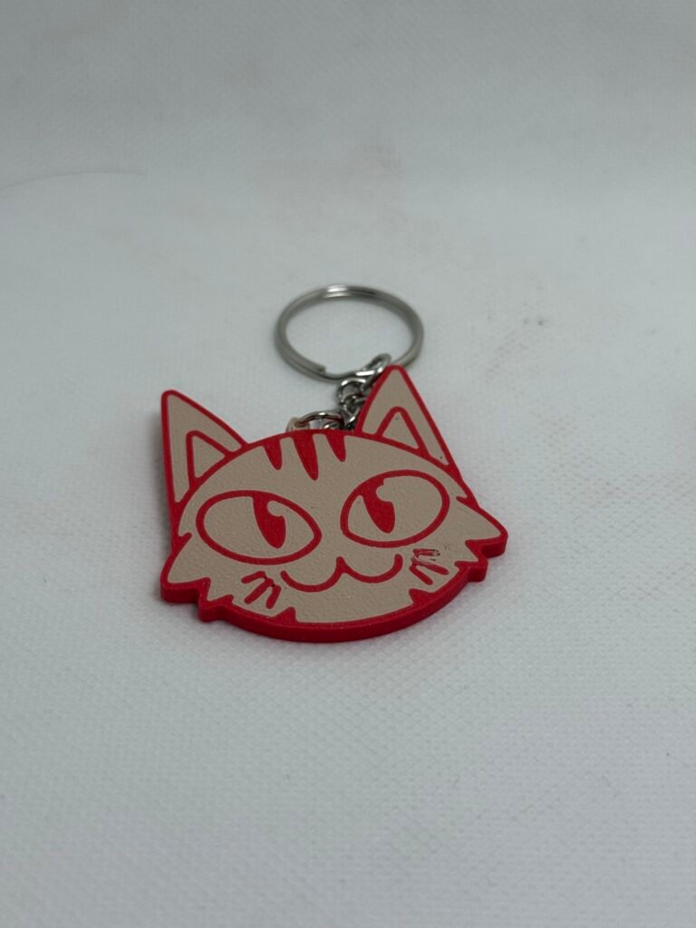 Custom Cat NFC Keychain