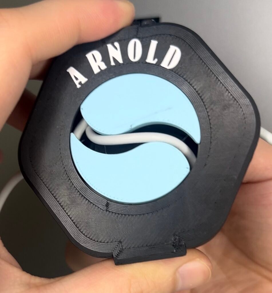 Cable Organizer with Vinyl personalization