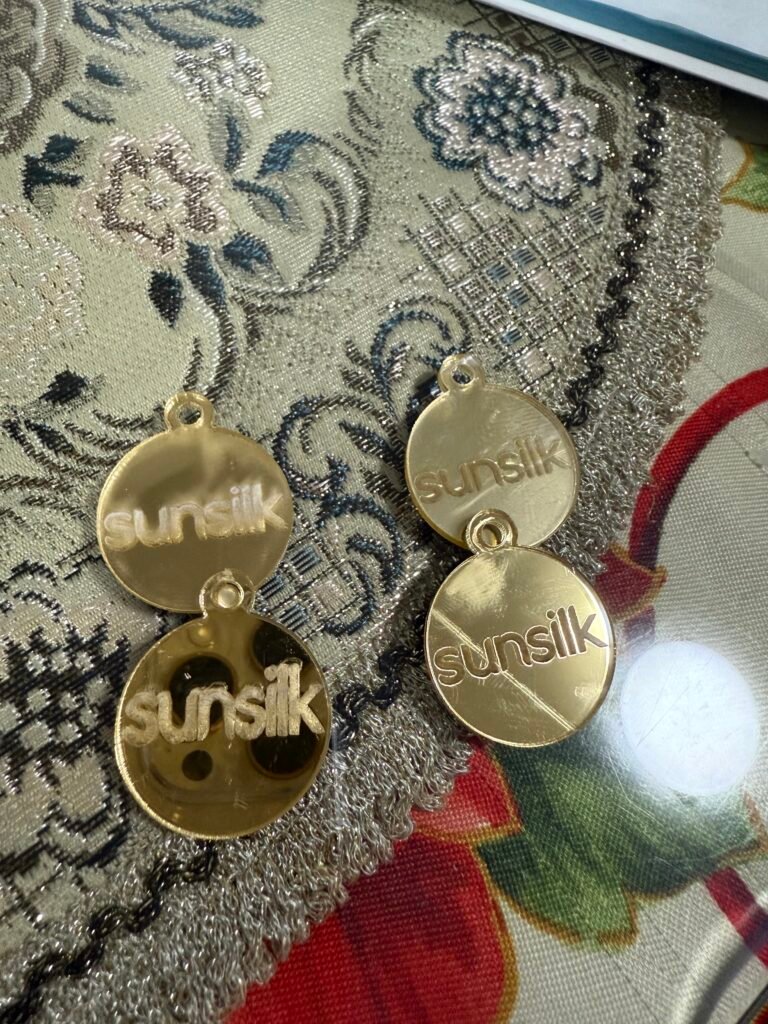 Custom Engraved Mirrored Acrylic Branding