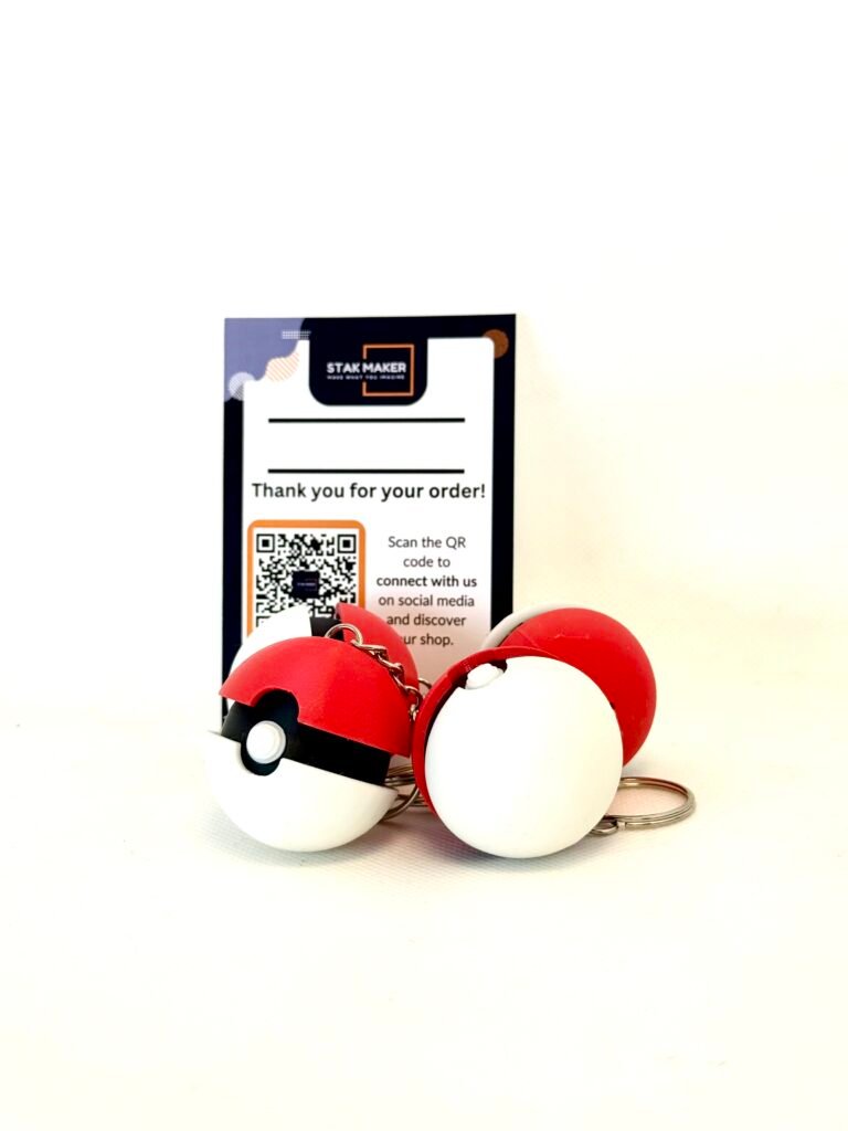 Pokeball Keychain Fidget
