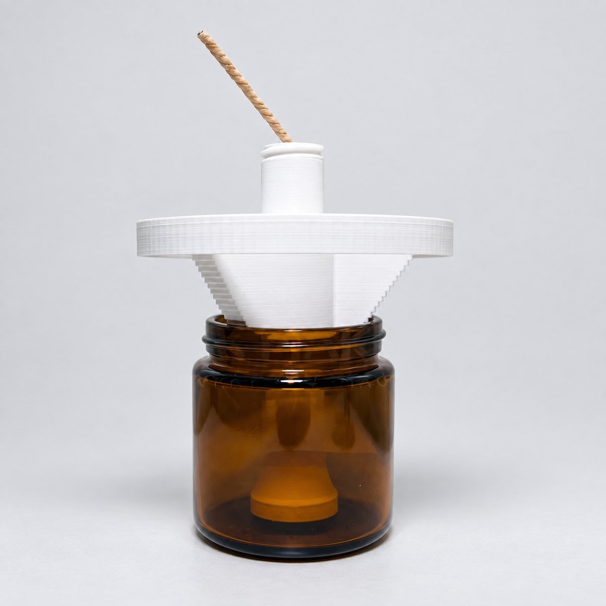 Candle Wick Centering Tool – 3D Printed, 40–85 mm Jars