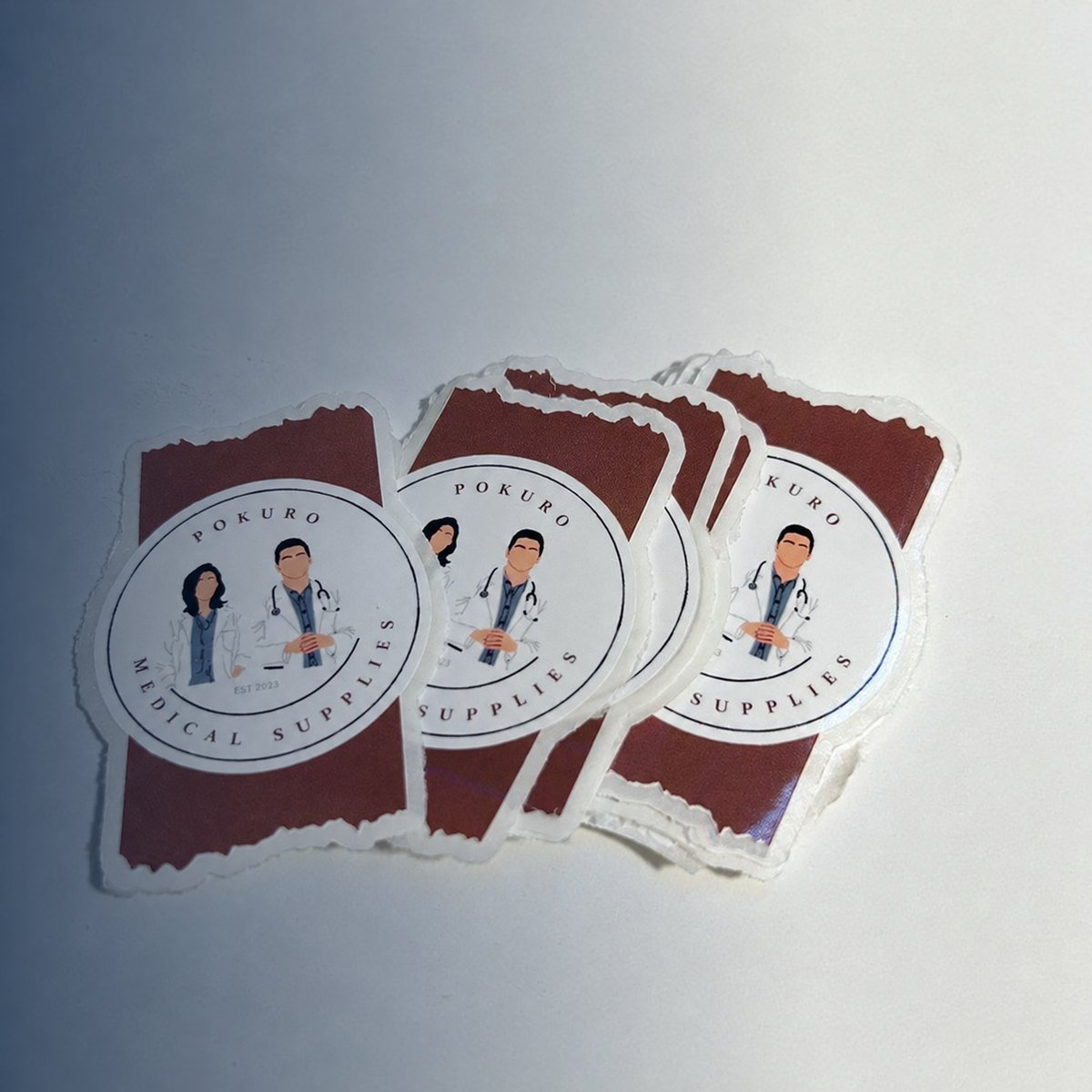 Custom Waterproof Vinyl Stickers – Glossy A4 Sheet