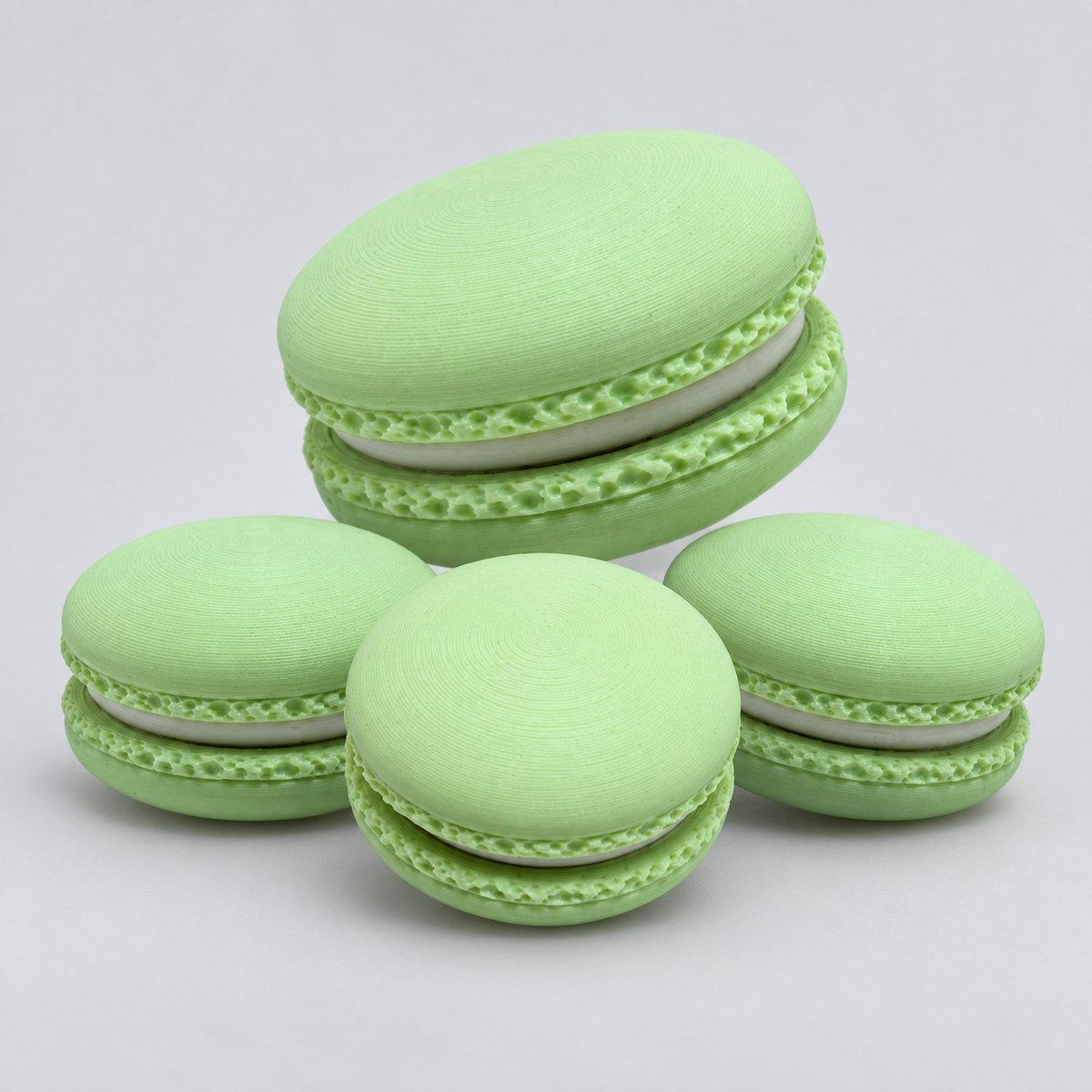 Macaroon Clicker Fidget Toy – 3D Printed